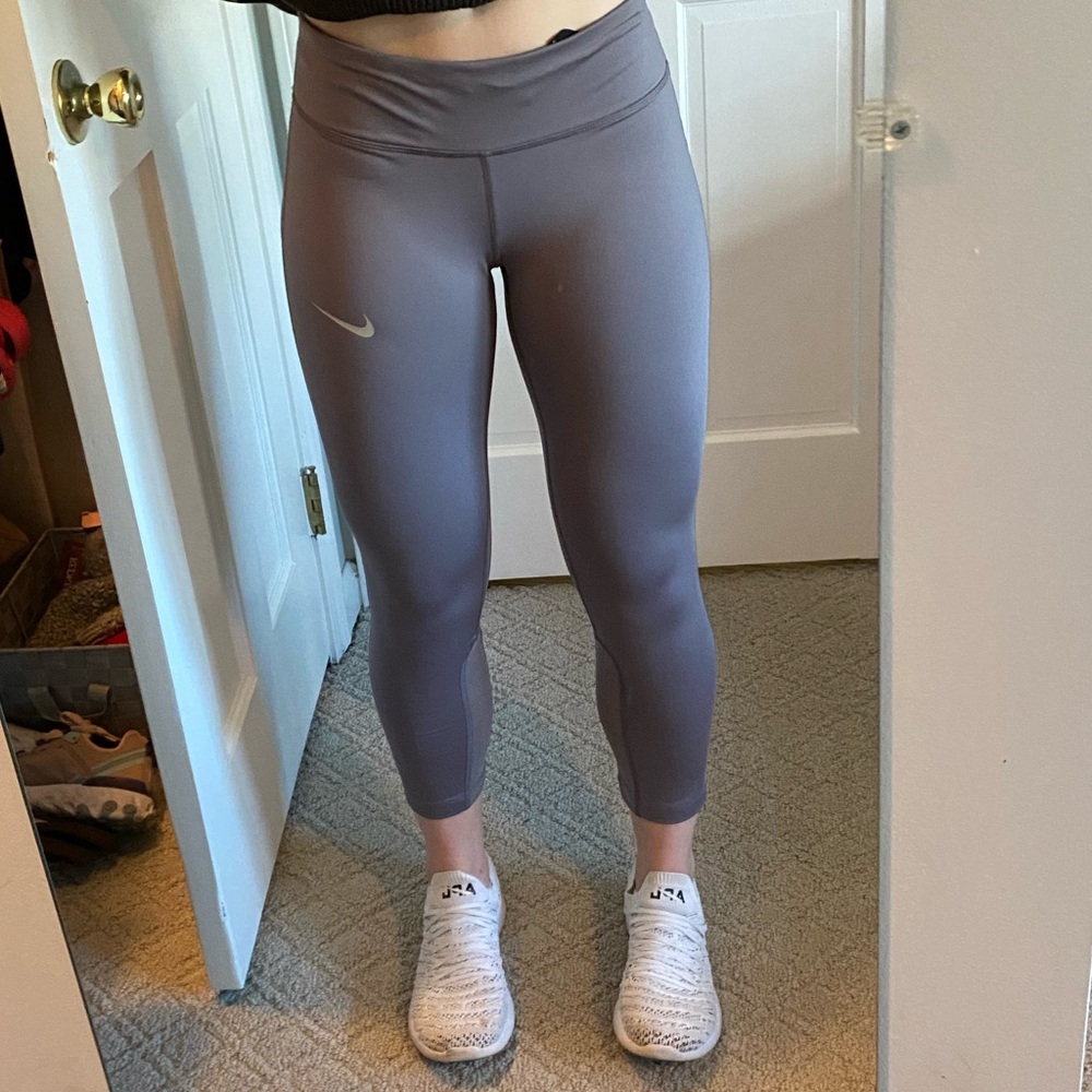 Grey Nike Dri-Fit Leggings